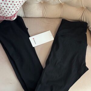 Lululemon align rib mini flare regular. Size 6. Brand new with tags